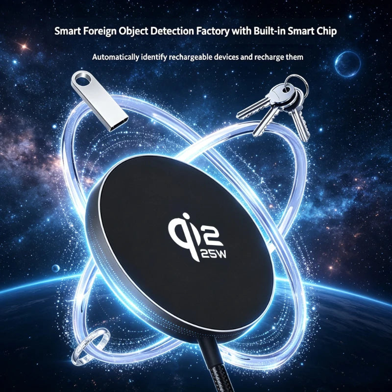 Hoco CW63 Pro Qi2.2 Ultra-thin Magnetic Wireless Charger