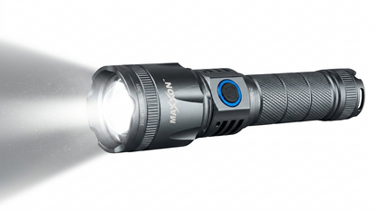 Maxxon MX-701 Lazer Rechargeable Flashlight with Zoom Technology