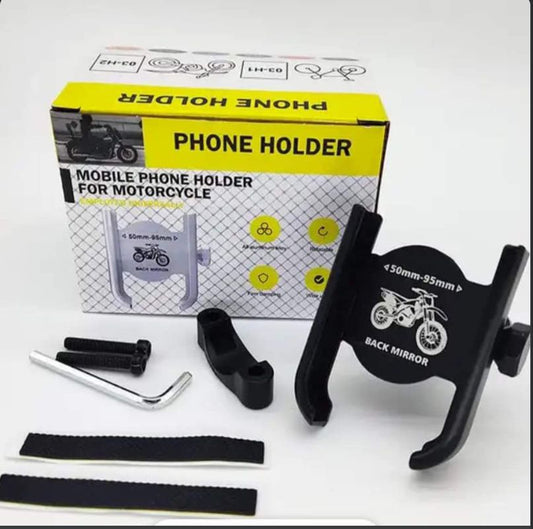 Metallic Motorcycle Phone Holder