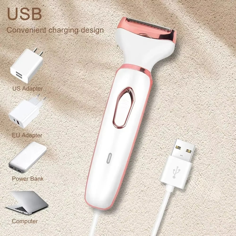 4-in-1 Electric Shaver & Trimmer for Women