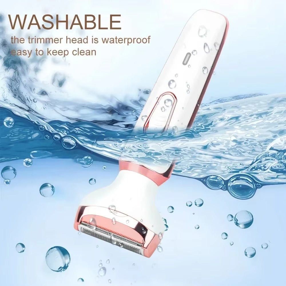 4-in-1 Electric Shaver & Trimmer for Women