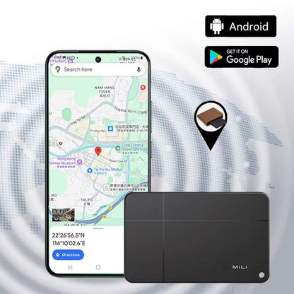 MiLi Anti-Lost Smart Card Tracker – Works with Apple Find My & Android Find Hub