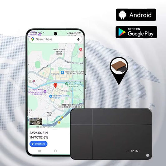 MiLi Anti-Lost Smart Card Tracker – Works with Apple Find My & Android Find Hub