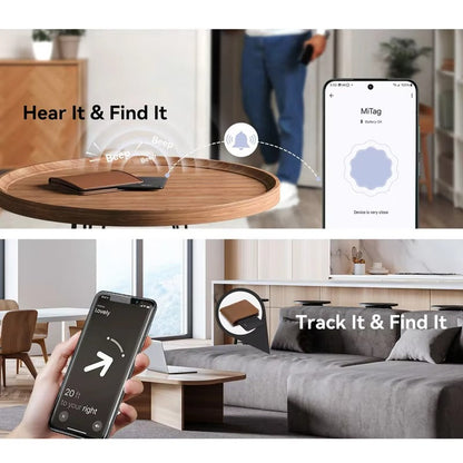 MiLi Anti-Lost Smart Card Tracker – Works with Apple Find My & Android Find Hub