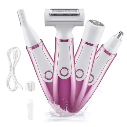 4-in-1 Electric Shaver & Trimmer for Women