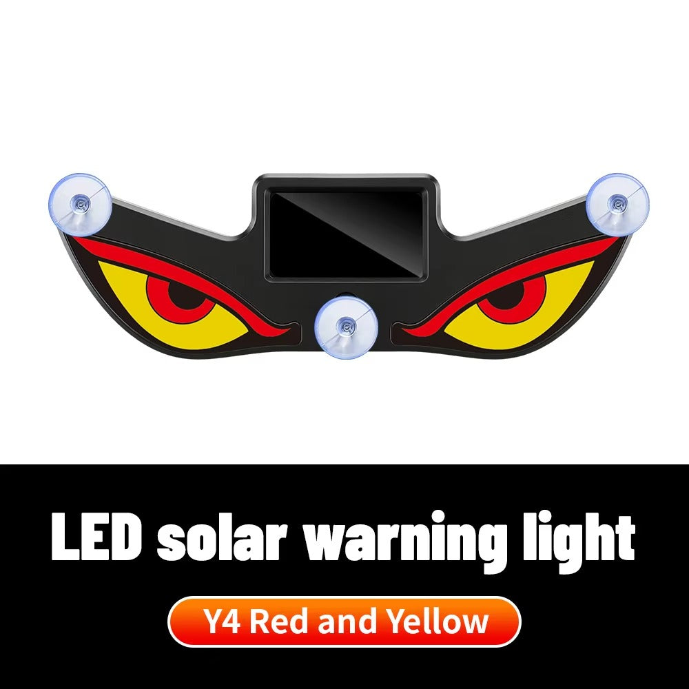 Solar Powered Evil Eye LED Warning Light